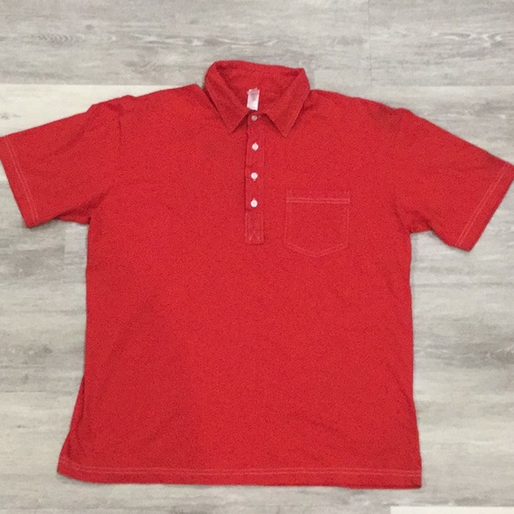 New American Apparel Polo Shirts Short Sleeve Top - Picture 1 of 3